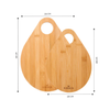 Karaca Damla 2-Piece Natural Bamboo Cutting Board Set - 153.03.06.1959