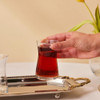 Karaca Heybeli 6-Piece Clear Tea Glass Set 170ml for 6 People - 153.03.07.9927
