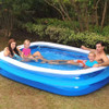 Inflatable Rectangular Family Swimming Pool – Blue | 51257
