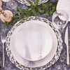 Karaca Ria Grey 39-Piece Stoneware Dinner Set with Gold Trim for 12 People - 153.03.08.0624