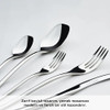 Karaca Dora Platinum 84-Piece 316+ Stainless Steel Cutlery Set for 12 People - 153.03.08.1444