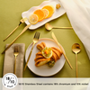 Karaca Orion 30-Piece 18/10 Stainless Steel Matte Gold Cutlery Set for 6 People - 153.03.08.1900