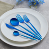 Karaca Orion 30-Piece 18/10 Stainless Steel Blue Cutlery Set for 6 People - 153.03.08.1912