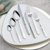 Karaca 316 Elegance Diamond 84-Piece Platinum Cutlery Set for 12 People - 153.03.08.2071
