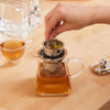 Karaca Giza Borosilicate Glass Teapot Set with Stainless Steel Strainer - 450ml and 1.5L - 153.03.08.2334