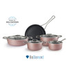 Karaca Mastermaid BioDiamond 9-Piece Bronzy Silver Non-Stick Cookware Set - 153.03.08.2883