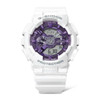 Casio G-SHOCK Seasonal Collection Casual Men Analog-Digital Watch - White & Purple | GA-110WS-7ADR