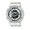 Casio G-SHOCK 40th Anniversary Clear Remix Casual Men Analog-Digital Watch - Transparent White | GA-114RX-7ADR