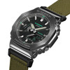 Casio G-SHOCK Utility Metal Men Analog-Digital Watch - Green & Grey | GM-2100CB-3ADR