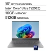 Lenovo Yoga 7i 2-in-1 16″ WUXGA Touch Laptop – Core Ultra 7 256V, 16GB RAM, 512GB SSD | 83JT0047US