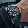 Casio Men 3-Hand Watch - Black / Orange | MRW-230H-1E4VDF