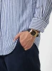 Casio Men 3-Hand Watch - Black / Gold Plated | MTP-E735GL-1AVDF