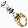 Casio Ring Watch - Gold Plated | CRW-001G-9DR