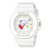 Casio Baby-G Women Playful Hearts Series Analog Watch - White | BGA-10-7ADR
