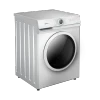 Midea 7kg Front Load Washing Machine 1000RPM Hygiene 90°C Lunar Dial White | MF100W70/W