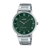 Casio Men 3-Hand Watch - Green / Silver | MTP-VT03D-3BDF