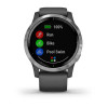 Garmin Vivoactive 4 GPS Smartwatch - Silver with Gray Band | 010-02174-01