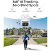 Eufy C37 Smart Security Camera with 360 degree pan and tilt - view 2