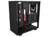 NZXT Case H510i Mid-Tower Matte Black/Red with Lighting and Fan Control | CA-H510I-BR