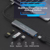 BlueEndless USB-C 3-Port USB-A 3.0 Hub + SD/TF Card Reader | BS-HC501C3
