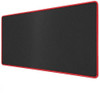 Red Edge Large 400*800 Mouse Pad - Black