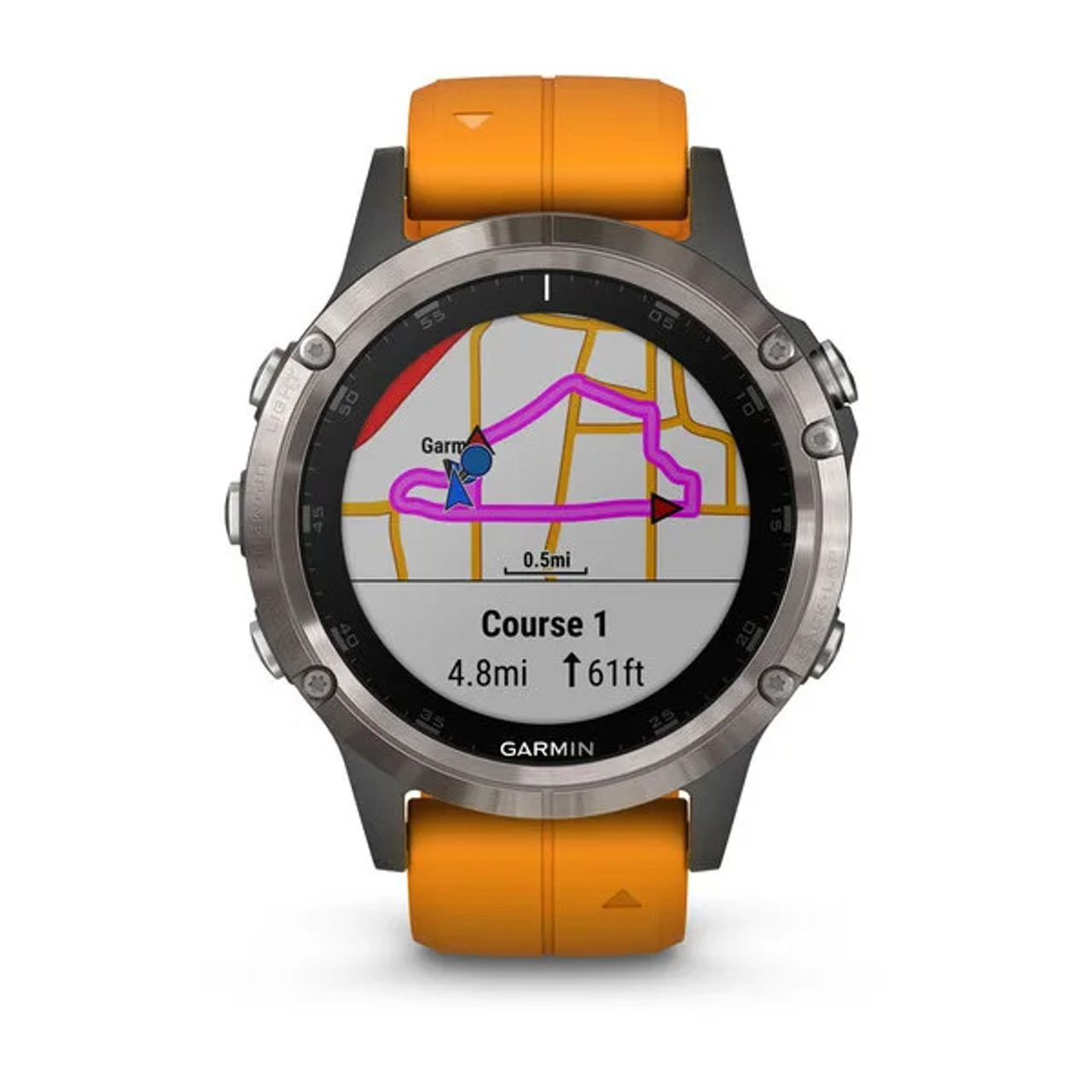 Garmin solar 2025 flare orange band