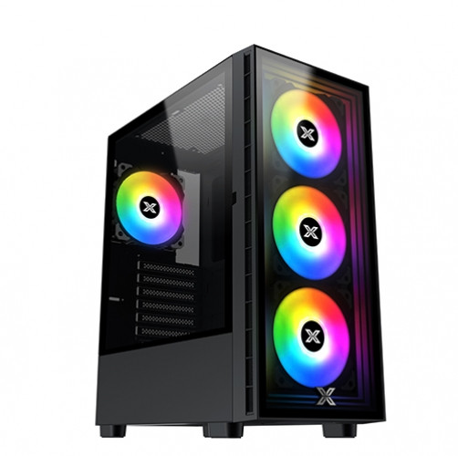 Xigmatek Phantom Mid Tower Gaming Case 4fans RGB | EN49790
