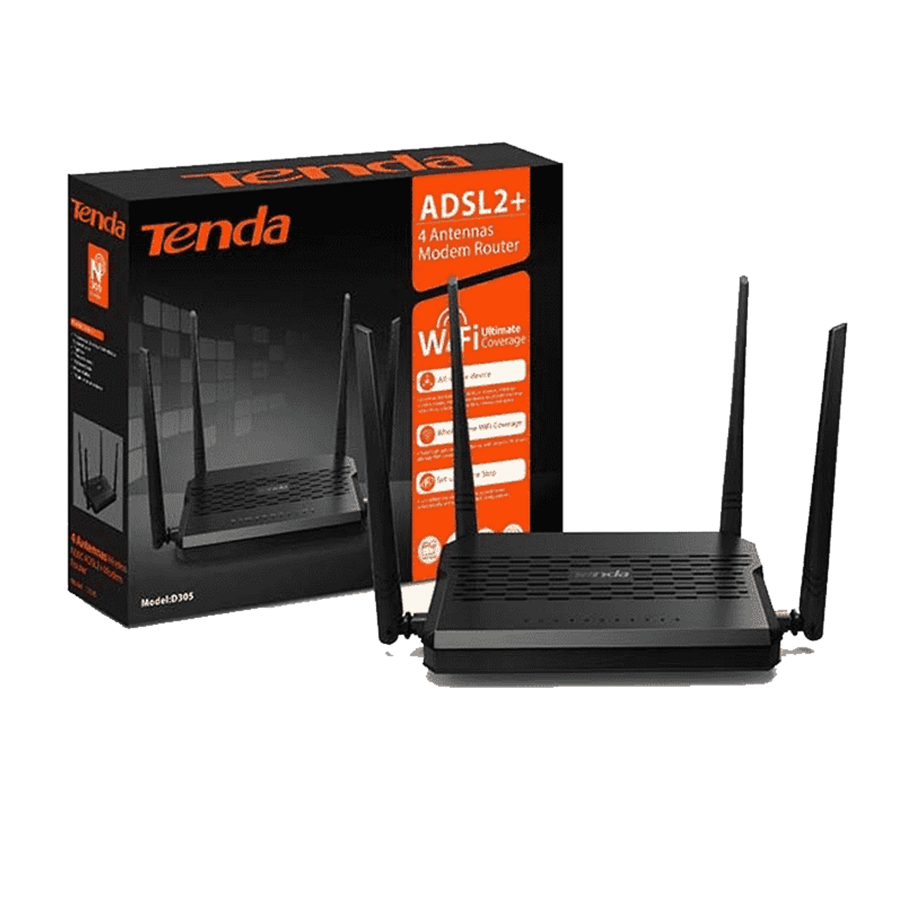 Modem Router con ingresso sim 4G e uscite LAN - TENDA 4G680 - TechnoLAB