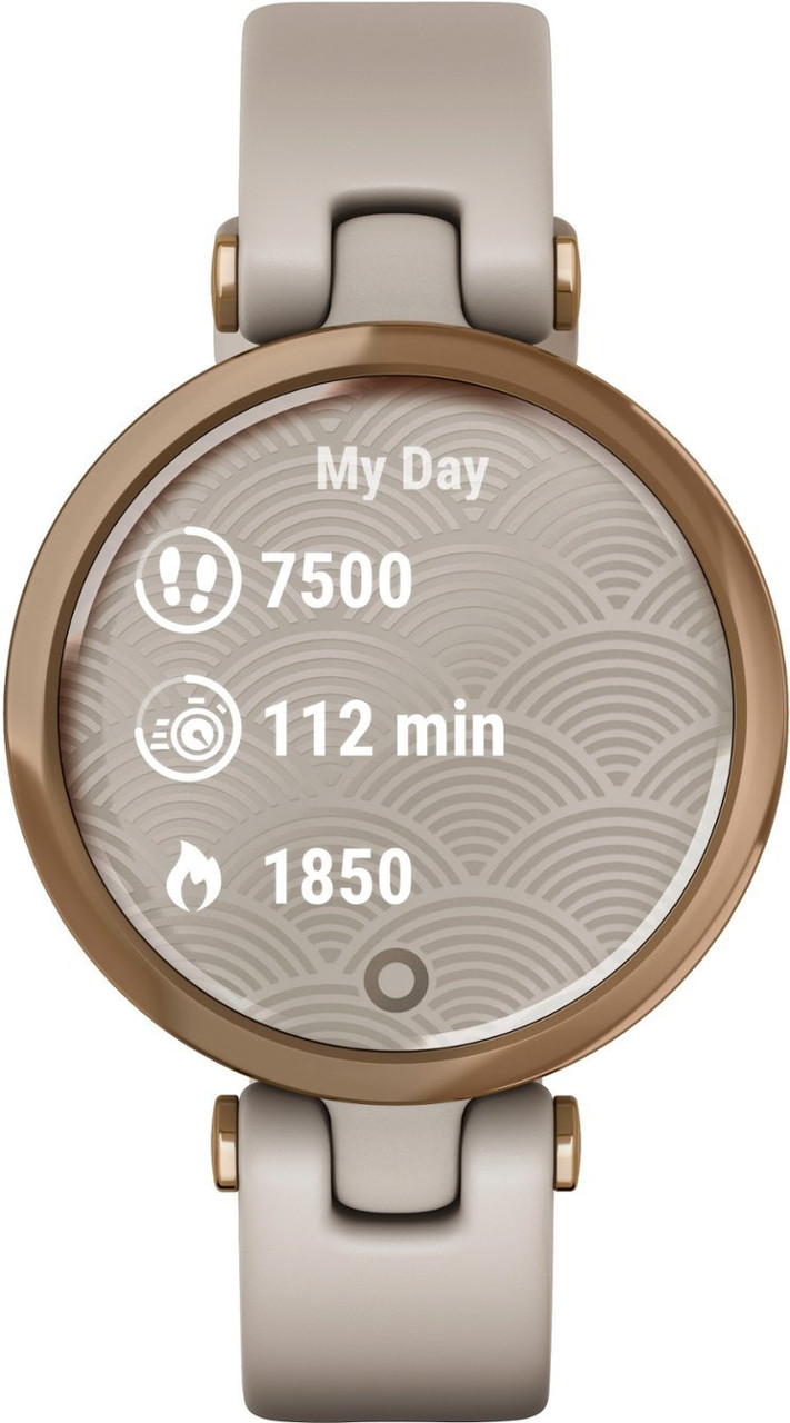 Garmin Lily GPS Smartwatch (Sport Edition, Rose Gold & Light Sand