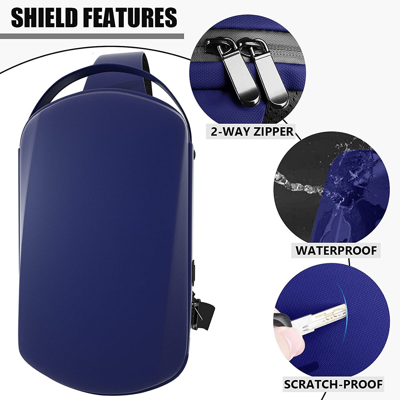 Carrying Case for Oculus Quest 2 - Backpack Sling Bag for Halo