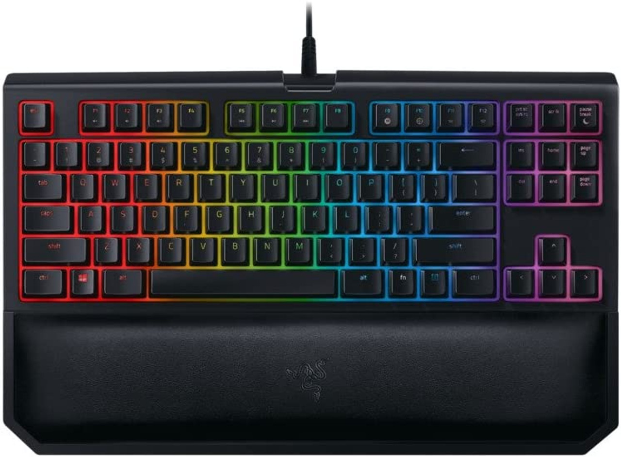 即納特典付き Razer BlackWidow V3 Mechanical Gaming Keyboard: Green Mechanical  Switches Tactile ＆ Clicky Chroma RGB Lighting Compact Form Factor  Programmab