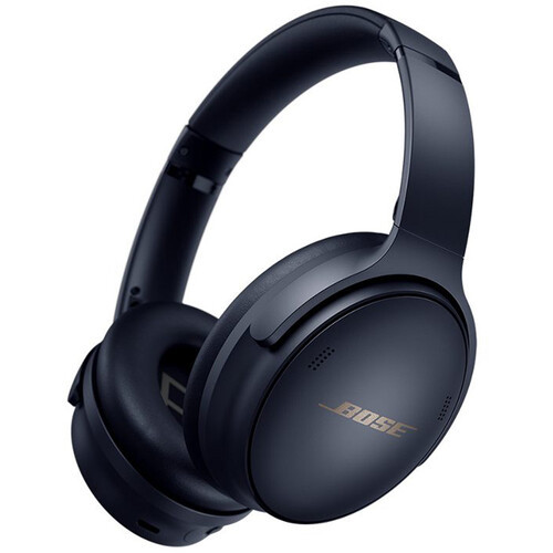 Bose QuietComfort 45 Wireless Bluetooth Noise Cancelling Headphones, Over-Ear Headphones With Microphone, Personalized Noise Cancellation And Sound, White Smoke