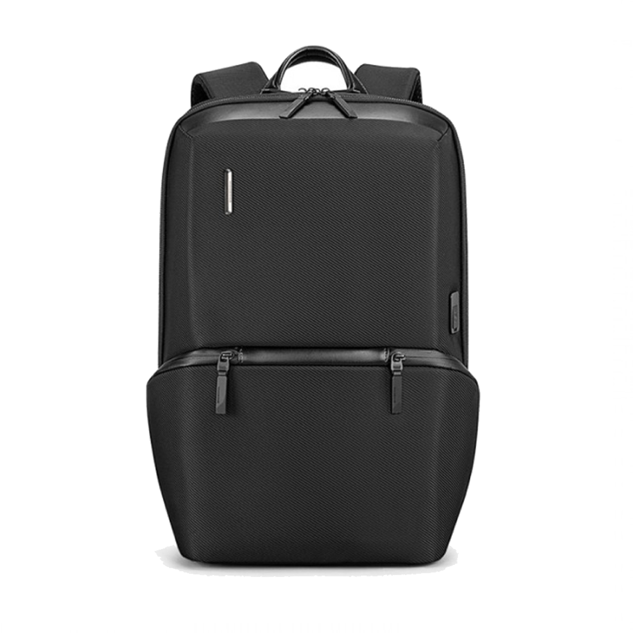 Kingsons Premium Leather Backpack Black 15.6, KS3246W