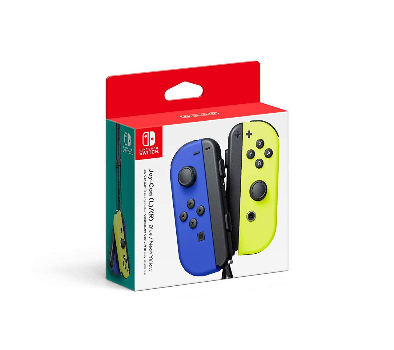 Nintendo Joy-Con (L/R) - Blue / Neon Yellow | 110983B | AYOUB