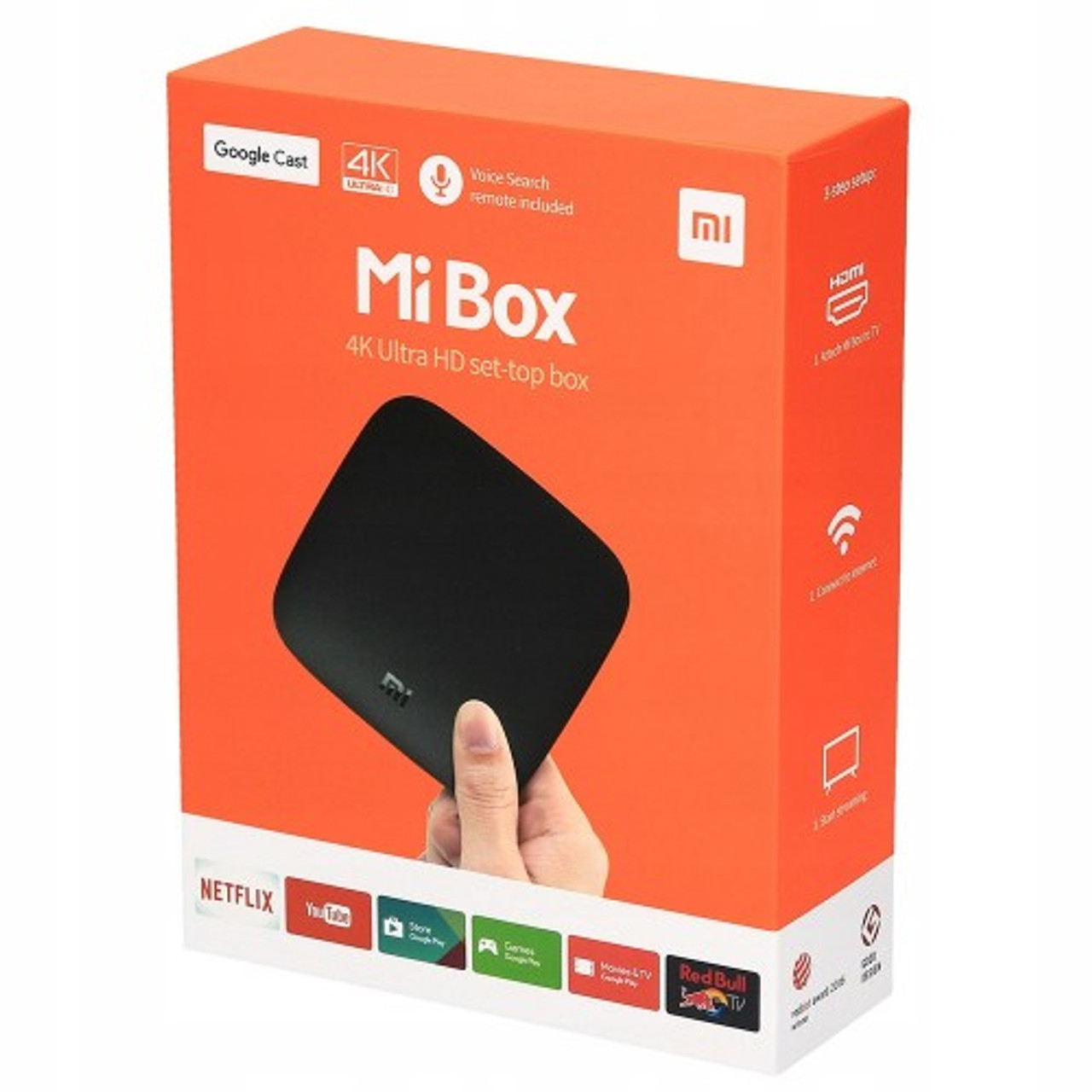  Xiaomi Mi Box S 4K HDR Android TV Remote Streaming