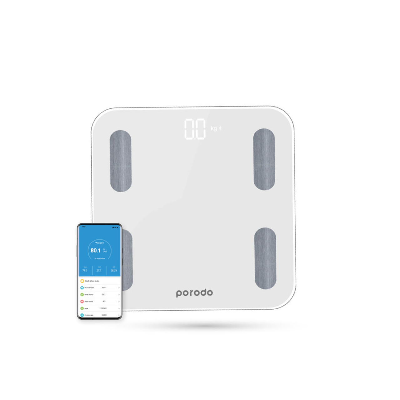 Bluetooth Body Fat Scale with Free iOS and Android App,Wireless