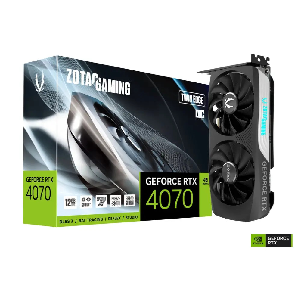 Zotac Gaming Geforce RTX 4070 Twin Edge OC 12GB | ZT-D40700H