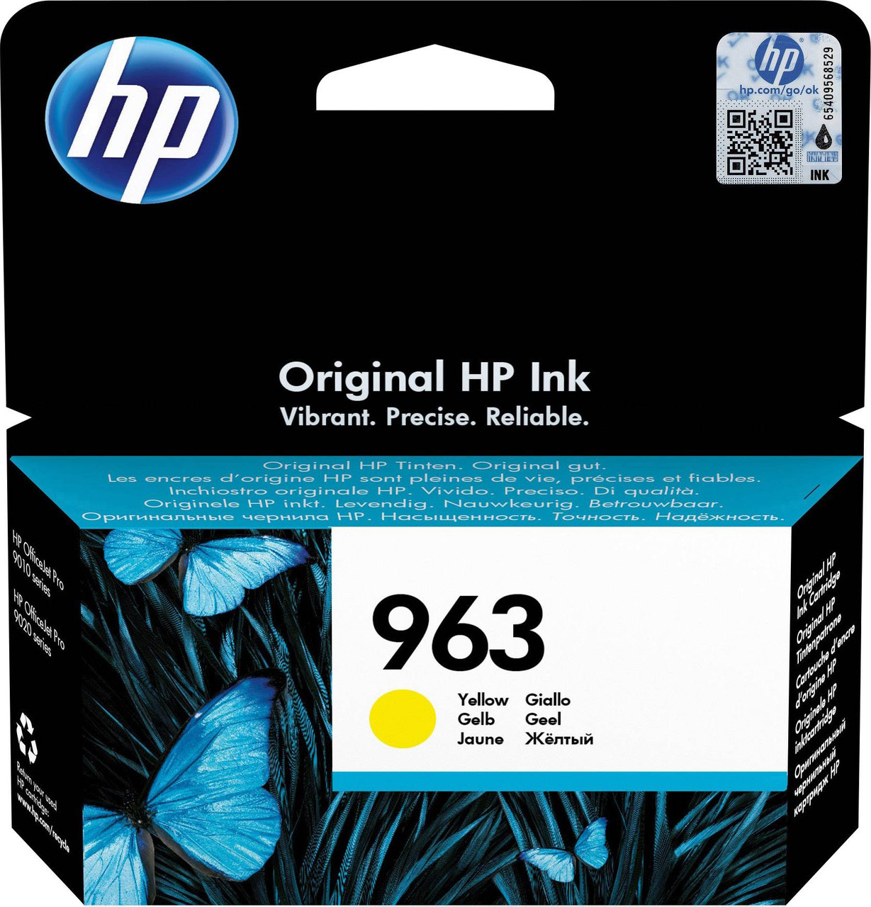 Cartouche Uprint H-963XLC compatible HP 963XL (3JA27AE) Cyan 1600 pages.
