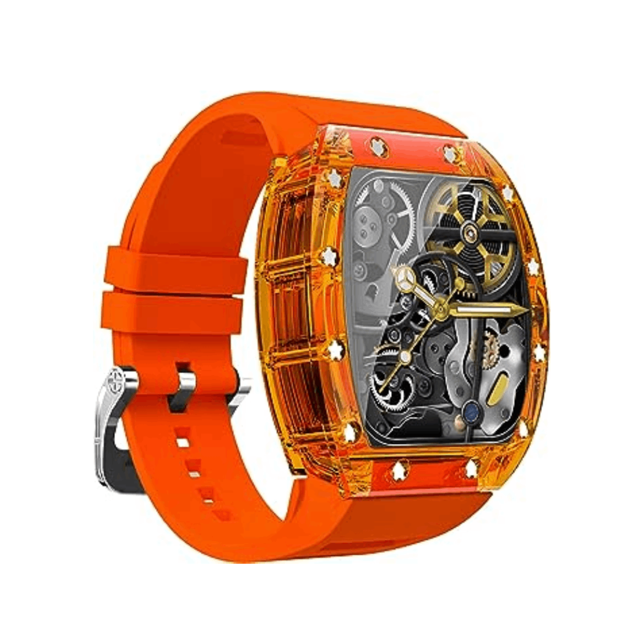 Green Lion Carlos Santos Smart Watch, Orange| GNCRSTSWOG | GNCRSTSWOG ...
