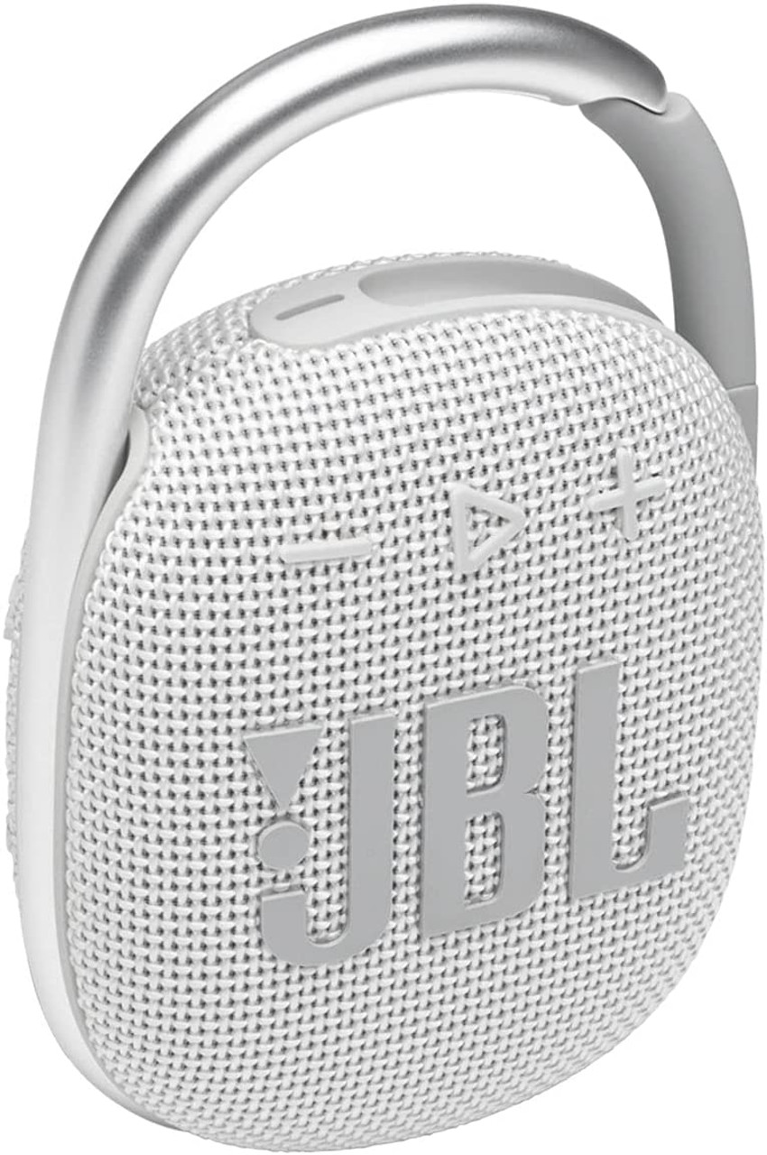 JBL Clip 4 Portable Bluetooth Speaker - White, CLIP4WT, AYOUB COMPUTERS