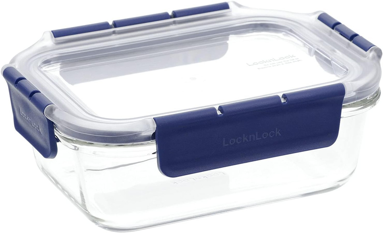 Lock & Lock Topclass Leak Proof Heat Resistant Glass 1L Food Storage  Container, LBG445, AYOUB COMPUTERS