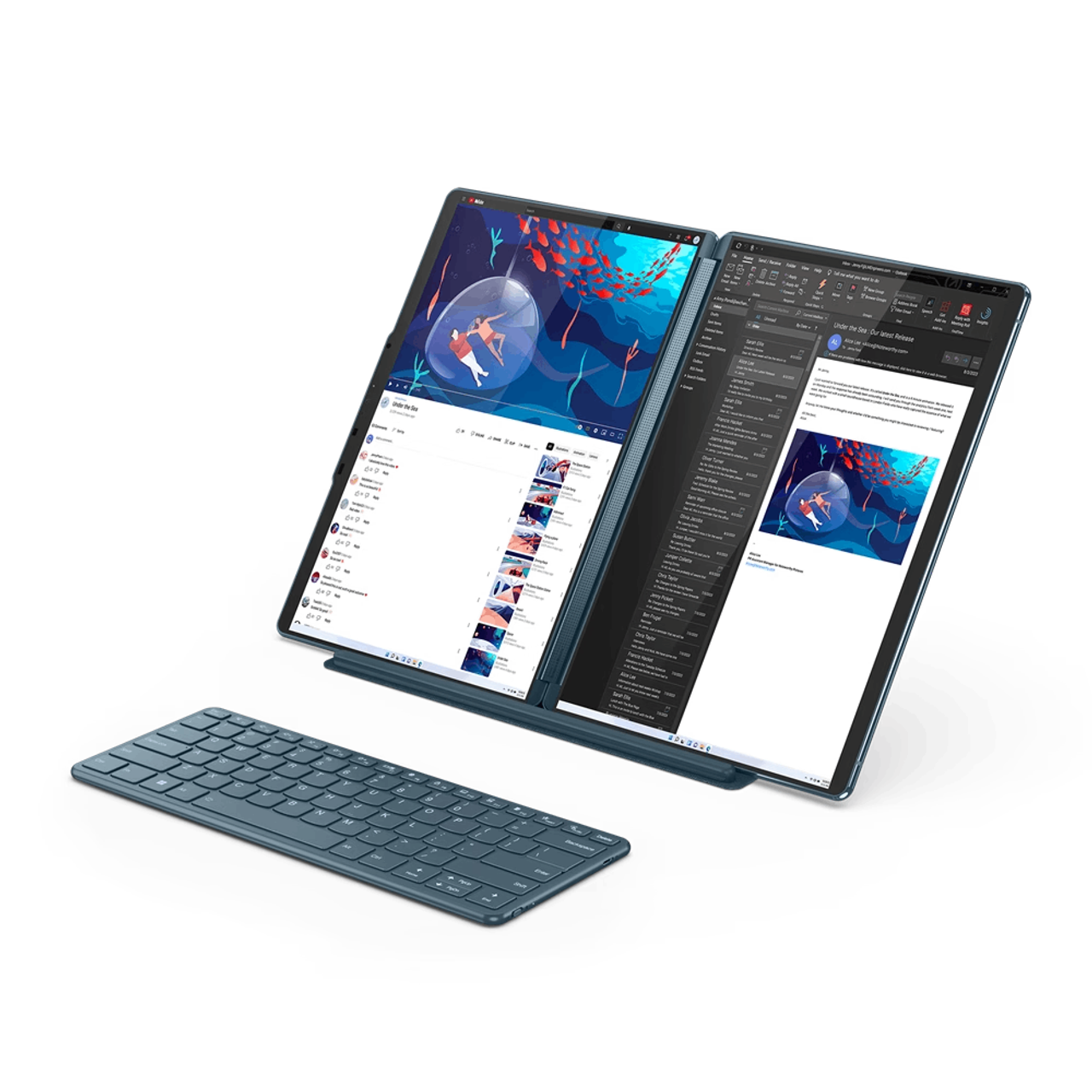  Lenovo Yoga Book - FHD 10.1 Windows Tablet - 2 in 1