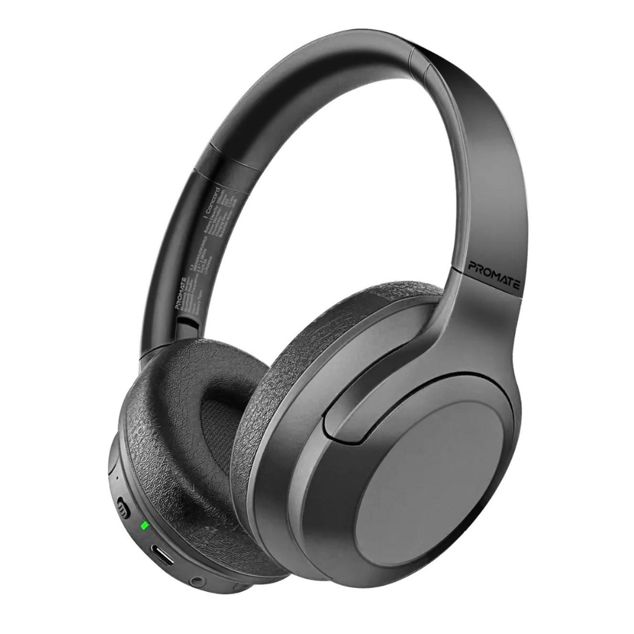 Promate Concord Hi-Fi Stereo Wireless Headphones, Black | Concord | AYOUB  COMPUTERS | LEBANON