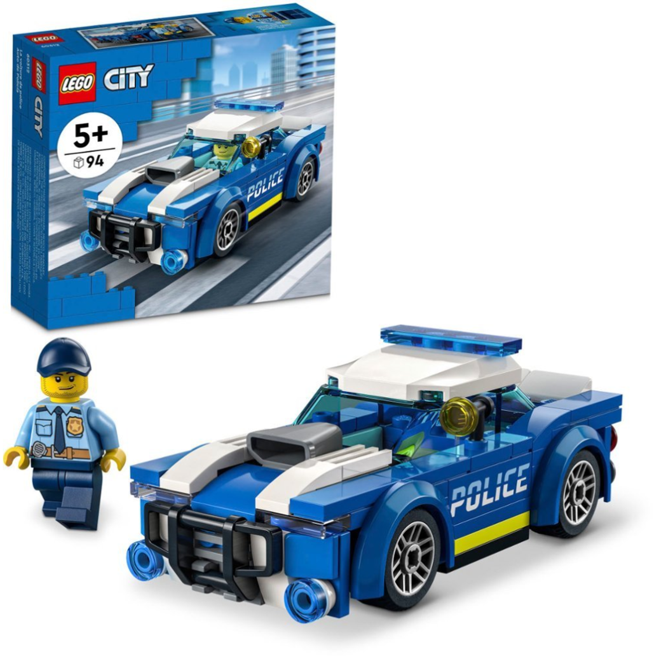 Multifunction Police Car with Light and Sound– Toy for Toddlers