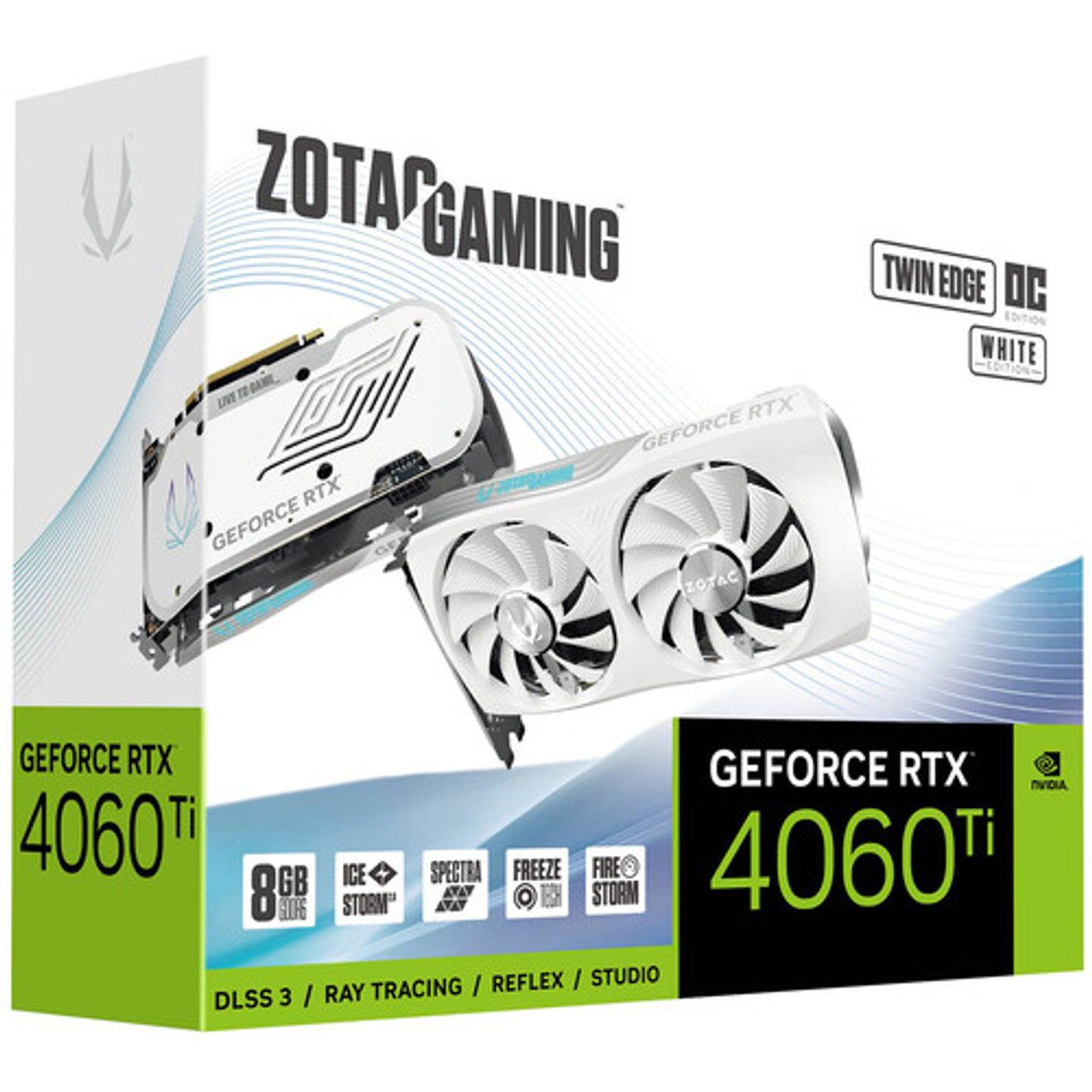 ZOTAC GeForce RTX 4060 Ti GAMING Twin Edge OC White Edition 8GB