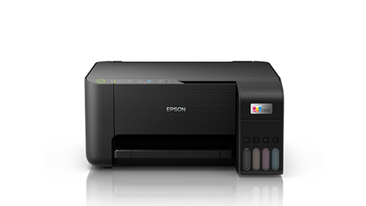 Epson EcoTank ET-2721 Printer with Tanks, Multifunctional 3-in-1:  Printer/Scanner/Copier, A4, Color Inkjet, Wifi Direct, Ink Kit Included,  Screen, Low Cost Per Page, Compact : : Electronics