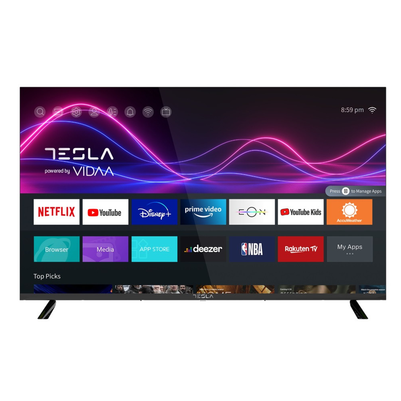 TESLA Smart UHD TV 43″