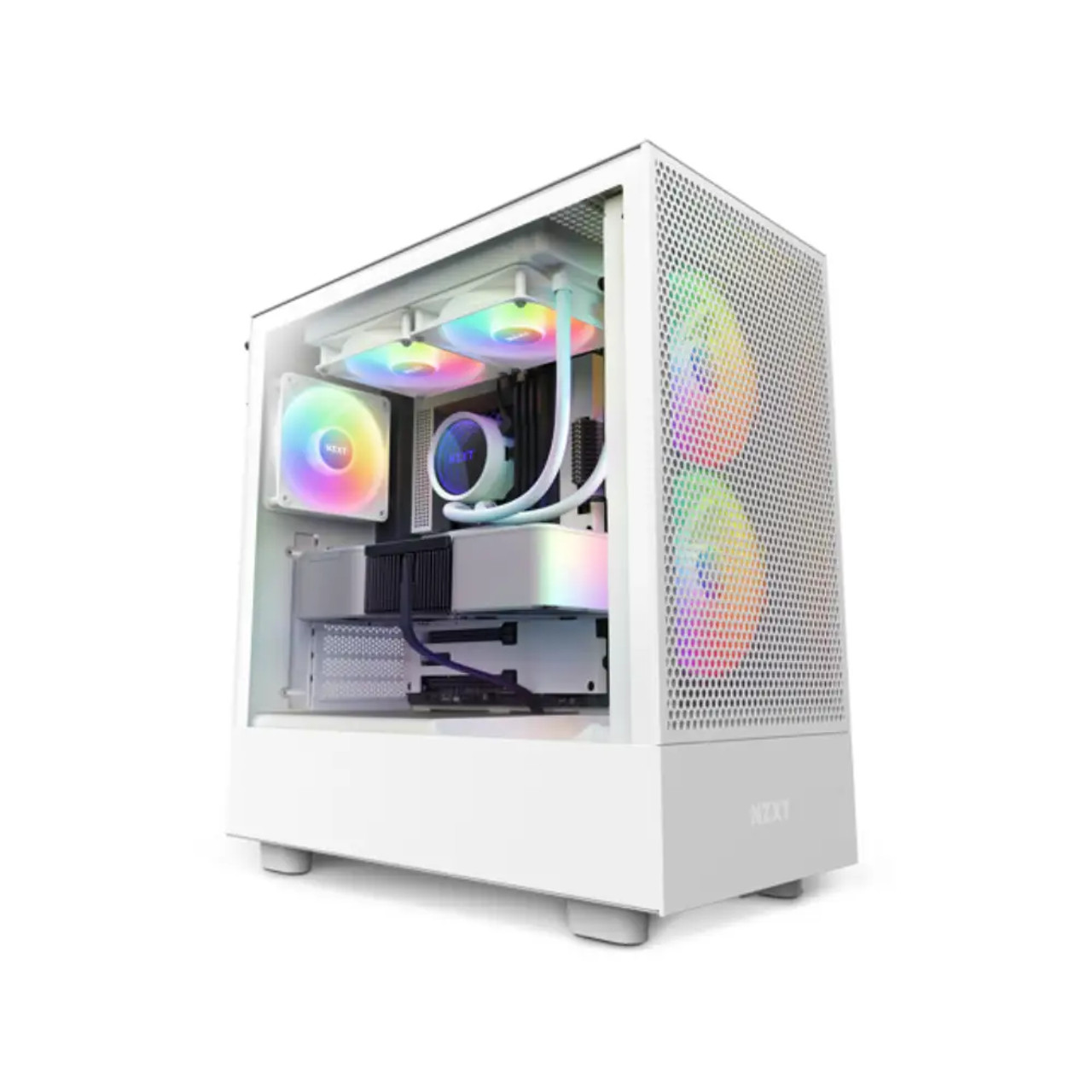 NZXT H Series H5 (2023) Flow RGB Edition ATX Mid Tower Chassis 