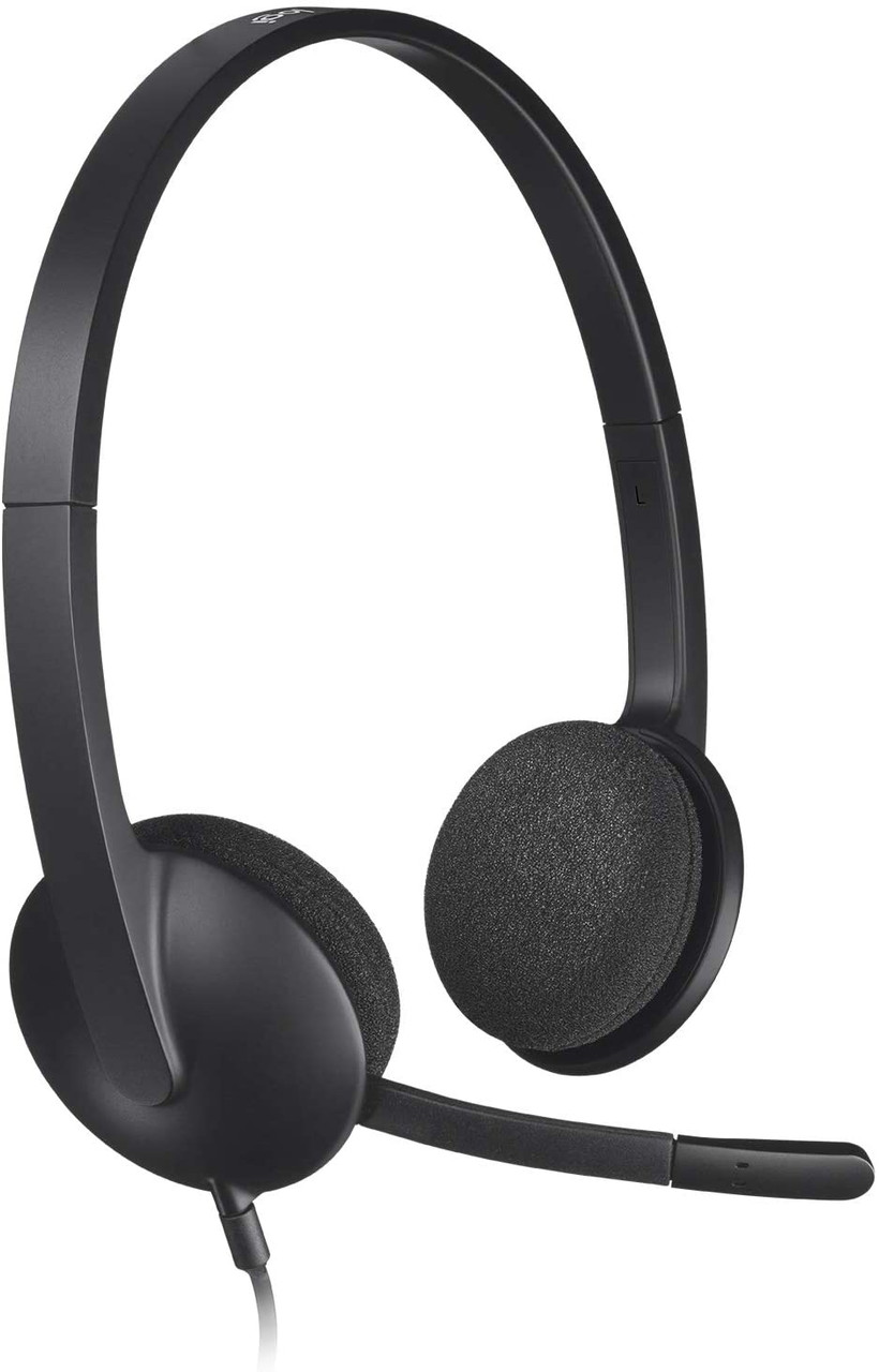 Logitech H340 USB Headset - Black, 981-000475