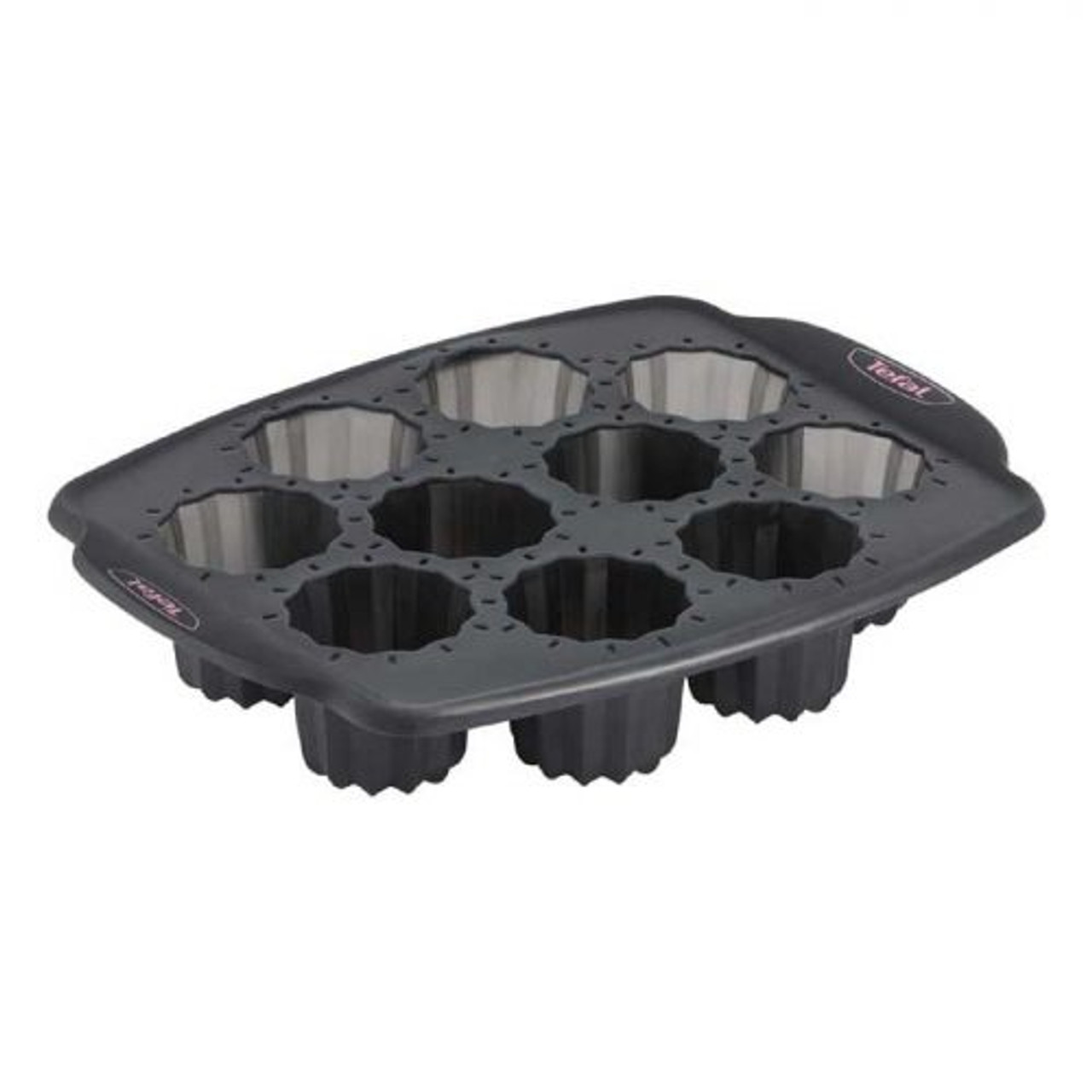 Tefal Crispybake Silicone Black Cannele Tray 29×21 cm, J4172014, AYOUB  COMPUTERS